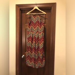 Wrangler Aztec Cropped Jumpsuit Great Condition Size Large